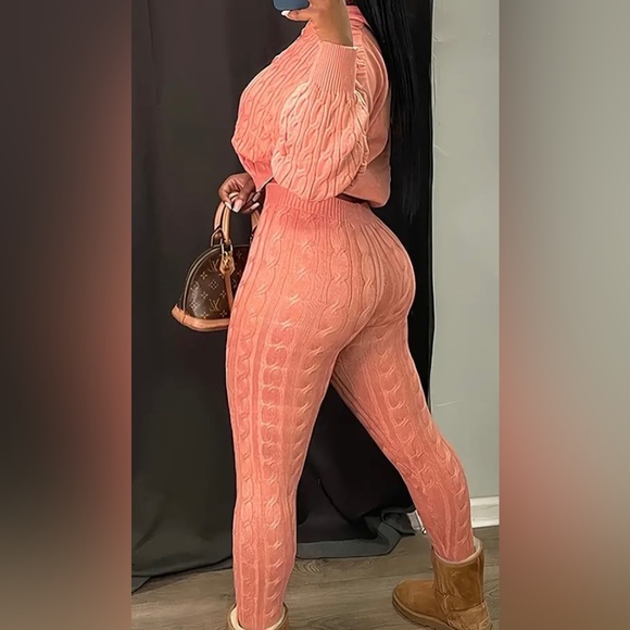 2pc Solid Knitted Set - Picture 6 of 6